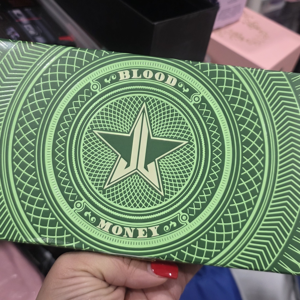 Jeffree Star Blood Money Eyeshadow Palette - Green and Cream